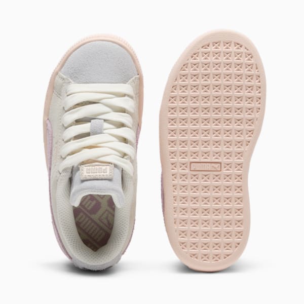 Tenis para niño Suede Easter, Warm White-Silver Mist-Grape Mist, extralarge