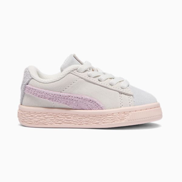Suede Easter Toddlers' Sneakers, Warm White-Silver Mist-Grape Mist, extralarge