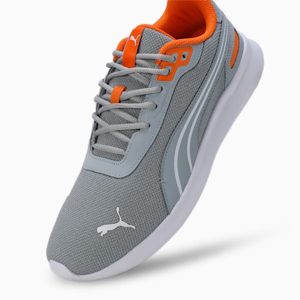 Neofuse Men's Sneakers, Cool Mid Gray-PUMA White-Pumpkin Pie, extralarge-IND
