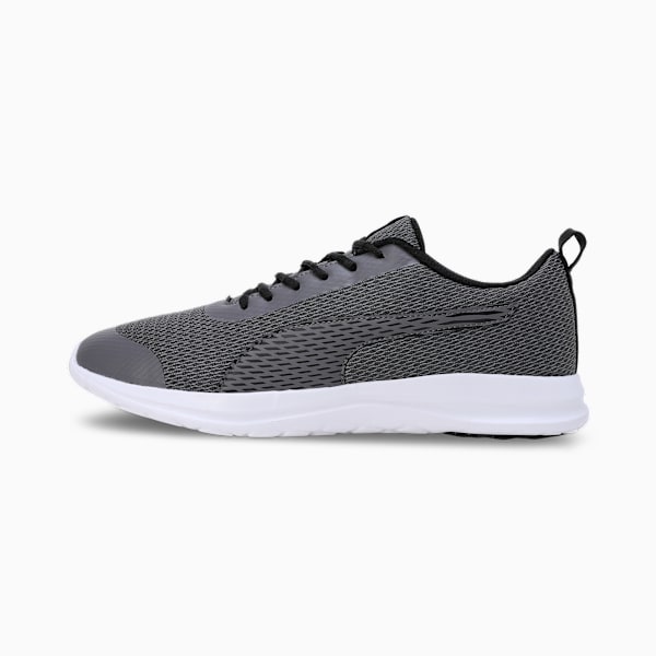 Milescend Men's Sneakers, Cool Dark Gray-PUMA Black-PUMA White, extralarge-IND