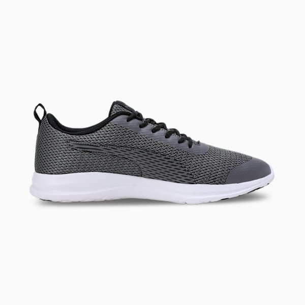 Milescend Men's Sneakers, Cool Dark Gray-PUMA Black-PUMA White, extralarge-IND
