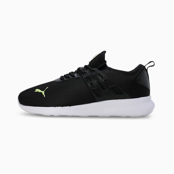 Sprinter Men's Sneakers, PUMA Black-PUMA White-Yellow Burst, extralarge-IND