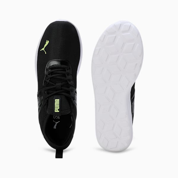 Sprinter Men's Sneakers, PUMA Black-PUMA White-Yellow Burst, extralarge-IND