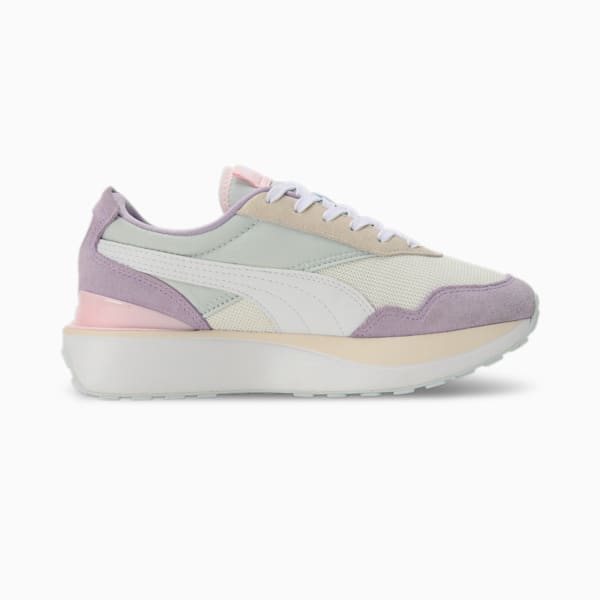 Cruise Rider Silk Road Women's Sneakers, Dewdrop-PUMA White-Vivid Violet, extralarge-IND