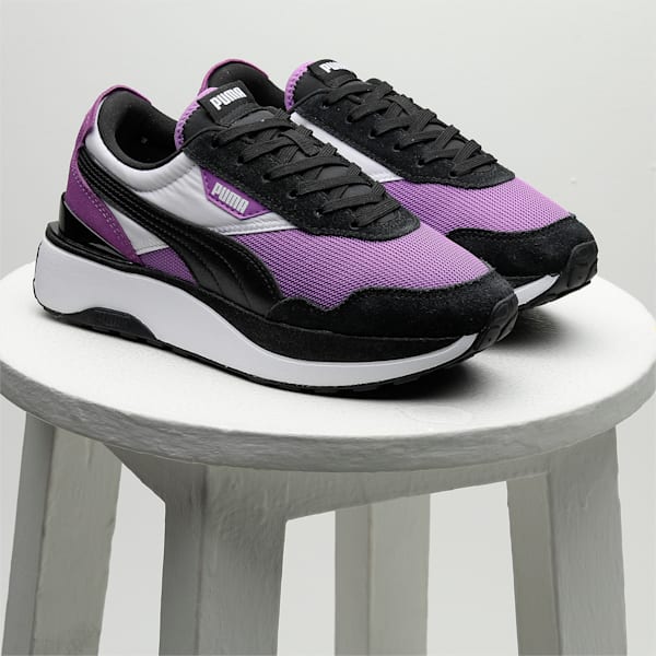 Puma silk lace trainers shop
