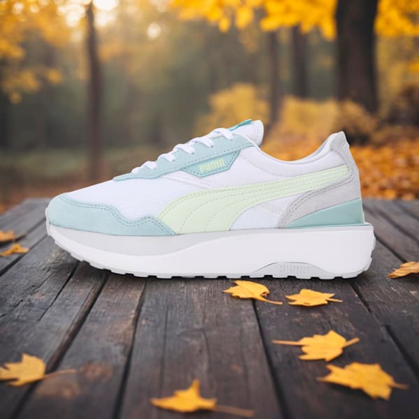 Cruise Rider Silk Road Women's Sneakers, Turquoise Surf-Green Illusion-Silver Mist, extralarge-IND