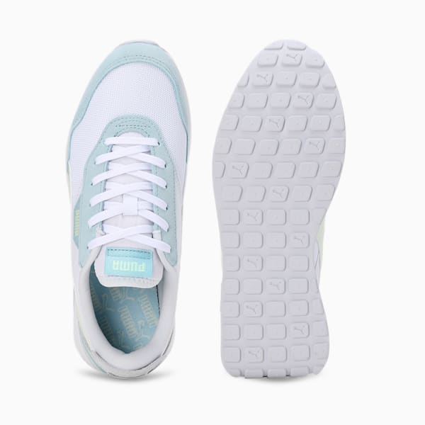 Cruise Rider Silk Road Women's Sneakers, Turquoise Surf-Green Illusion-Silver Mist, extralarge-IND