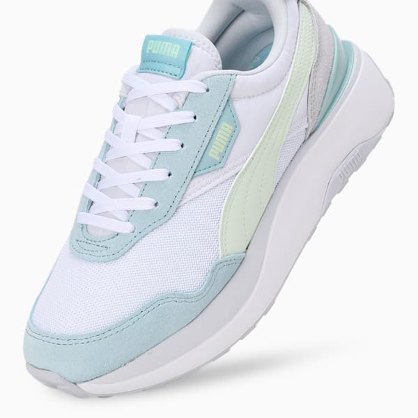 Cruise Rider Silk Road Women's Sneakers, Turquoise Surf-Green Illusion-Silver Mist, extralarge-IND