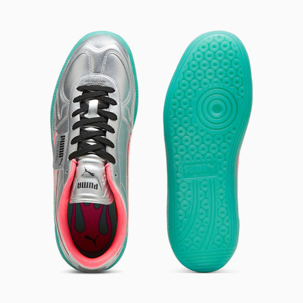 Tenis Palermo New Gen Footy, PUMA Silver-Sparkling Green, extralarge
