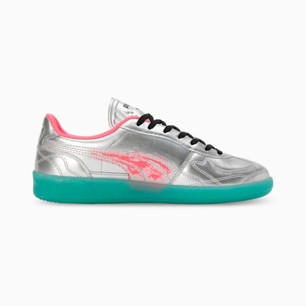 Palermo New Gen Footy Sneakers, PUMA Silver-Sparkling Green, extralarge-IND