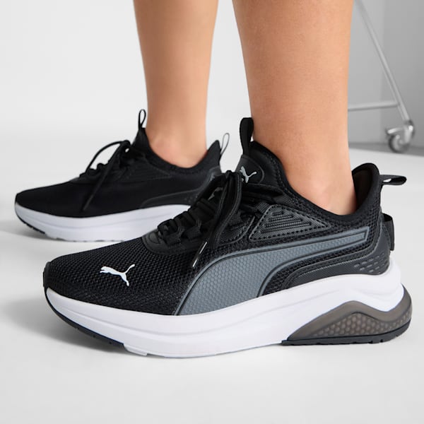 Amplifier Big Kids' Sneakers, PUMA Black-Cool Dark Gray-PUMA White, extralarge