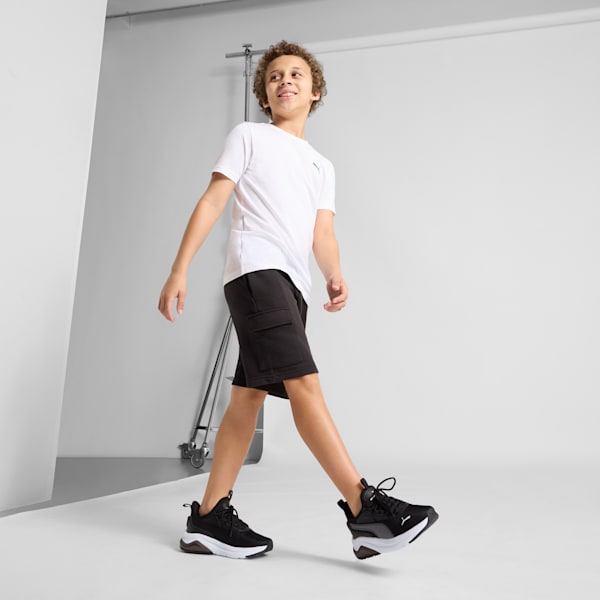 Amplifier Big Kids' Sneakers, PUMA Black-Cool Dark Gray-PUMA White, extralarge