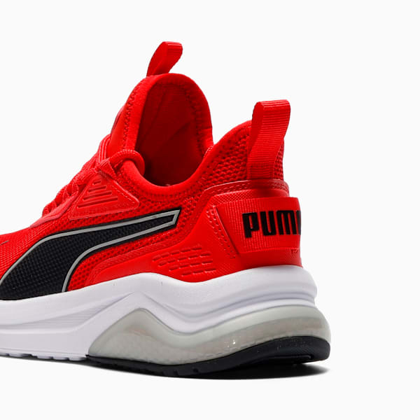 Amplifier Big Kids' Sneakers, For All Time Red-PUMA Black-PUMA Silver, extralarge