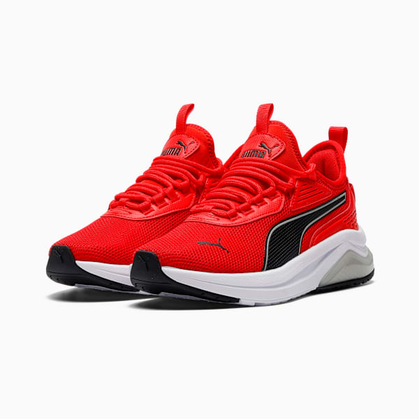 Tenis para niños grandes Amplifier, For All Time Red-PUMA Black-PUMA Silver, extralarge