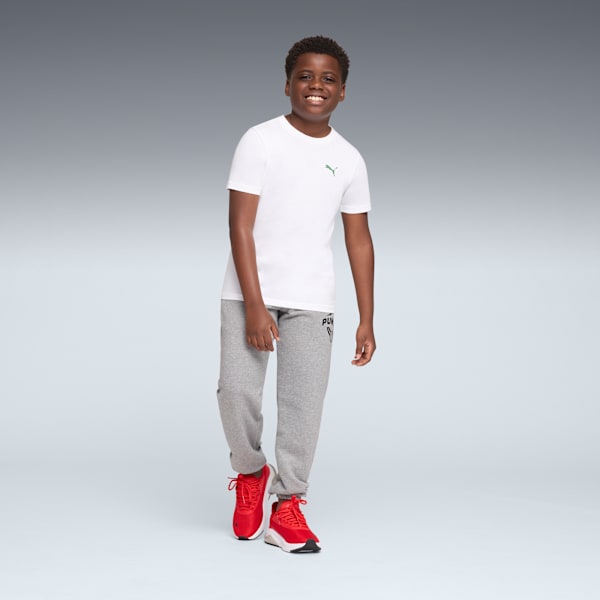 Amplifier Big Kids' Sneakers, For All Time Red-PUMA Black-PUMA Silver, extralarge