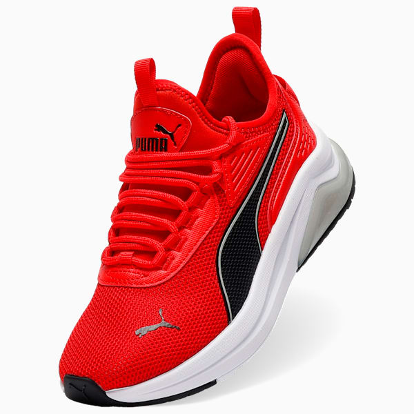 Tenis para niños grandes Amplifier, For All Time Red-PUMA Black-PUMA Silver, extralarge
