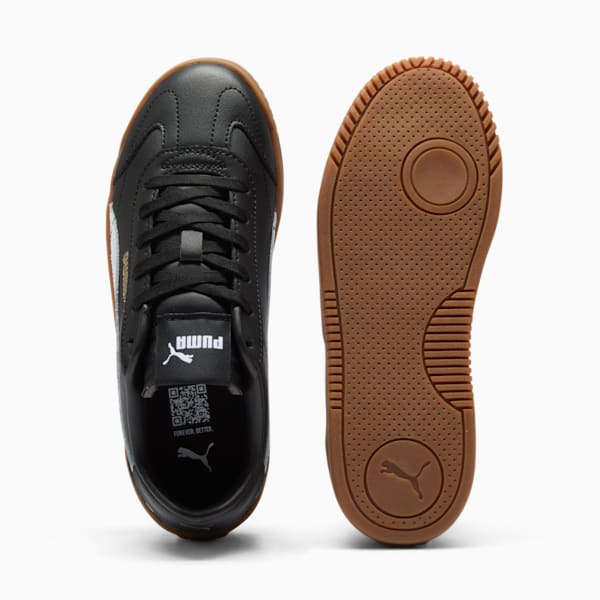 Tenis para niño PUMA Club 5v5, PUMA Black-PUMA White-PUMA Gold, extralarge