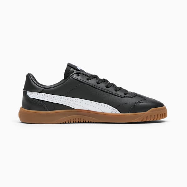 Tenis para niño PUMA Club 5v5, PUMA Black-PUMA White-PUMA Gold, extralarge
