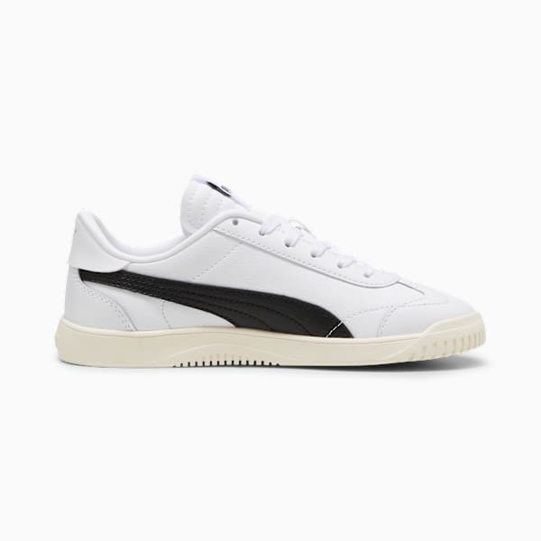 Sneaker PUMA Club 5v5 pour enfant et adolescent, PUMA White-PUMA Black-PUMA Gold, extralarge