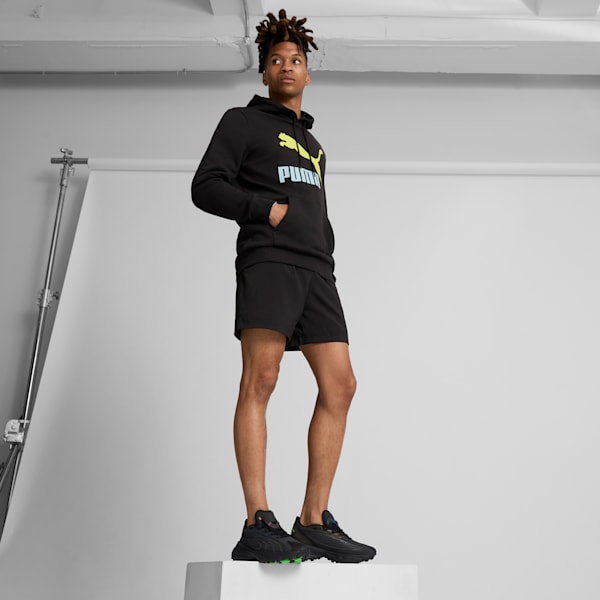 Tenis Spirex Casestudy para hombre, Flat Dark Gray-PUMA Black-Fluro Green Pes, extralarge