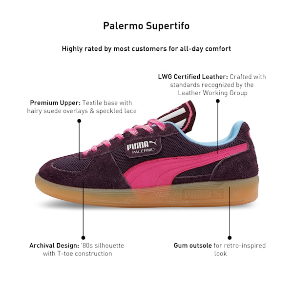 Palermo Supertifo Sneakers, Midnight Plum-PUMA Pink, extralarge-IND