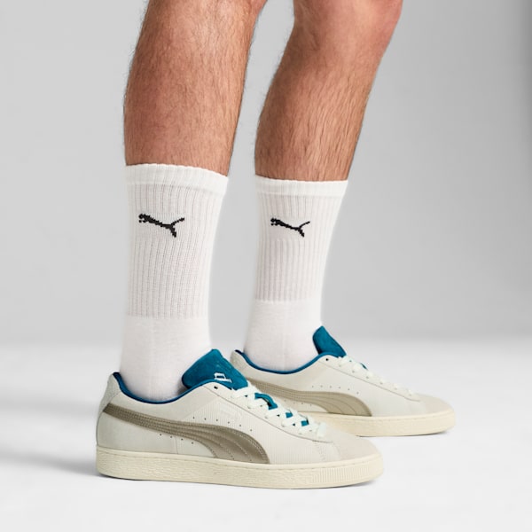 Tenis de gamuza PLAY LOUD, Warm White-Cold Green, extralarge