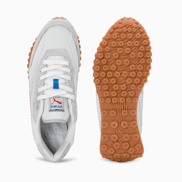 Blktop Rider Premium Athletics Sneakers, Warm White-Cool Light Gray, extralarge-IND
