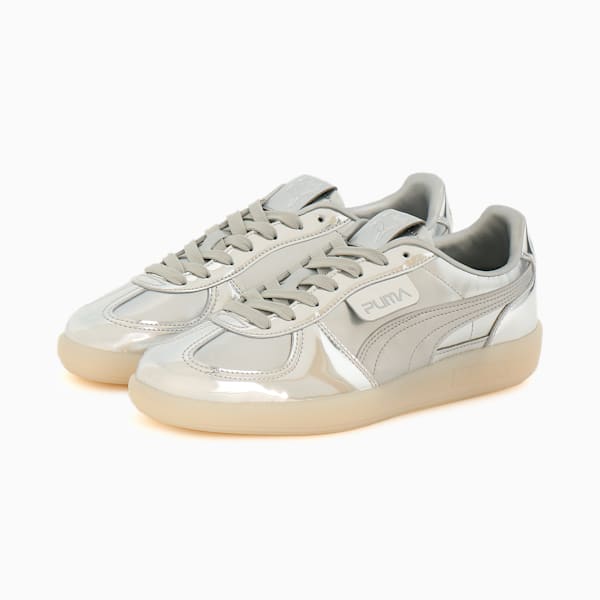Mens silver sneakers top