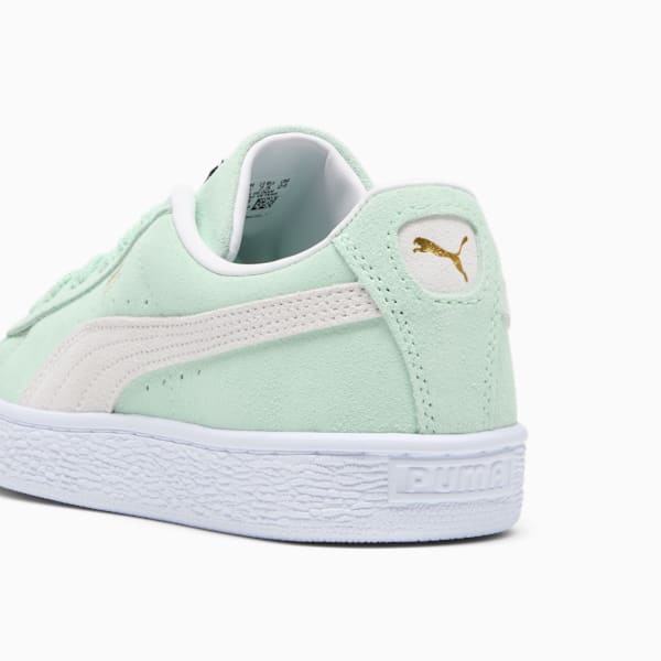 Zapatos deportivos de gamuza Classic XXI para mujer, Fresh Mint-PUMA White, extralarge