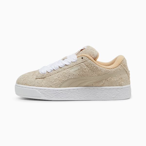 Suede XL Hairy Sneakers Women, Alpine Snow-PUMA White, extralarge