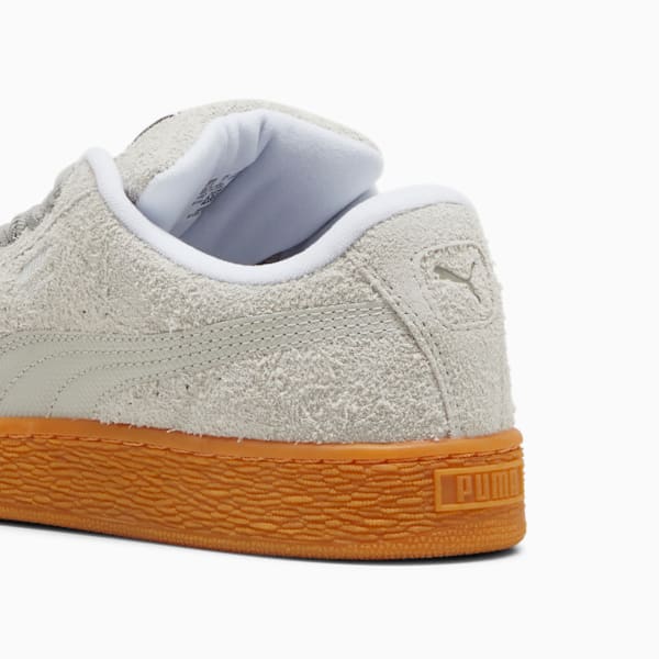 Tenis para mujer Suede XL Hairy, Feather Gray-Gum, extralarge