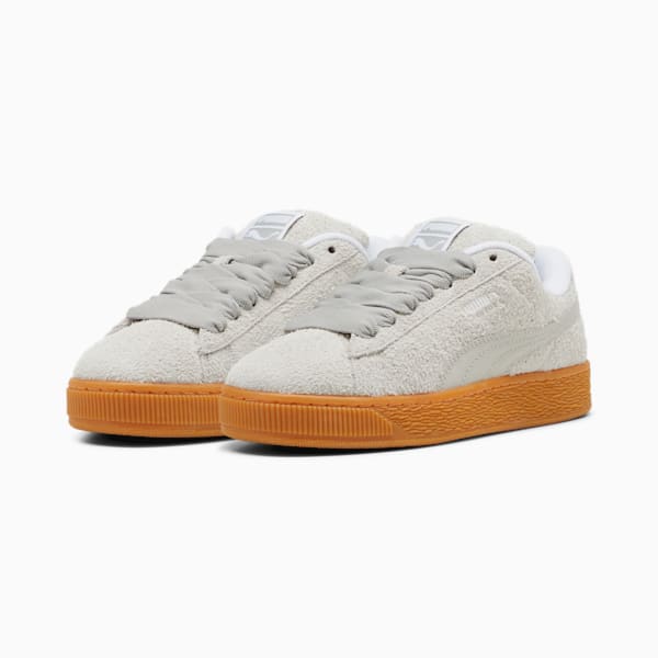 Sneakers Suede XL Hairy Femme, Feather Gray-Gum, extralarge