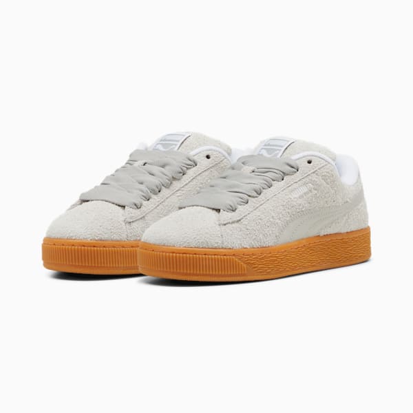 Tenis para mujer Suede XL Hairy, Feather Gray-Gum, extralarge