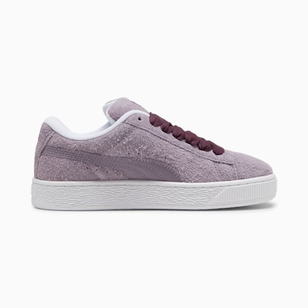 Suede XL Hairy Sneakers Women, Pale Plum-PUMA White, extralarge