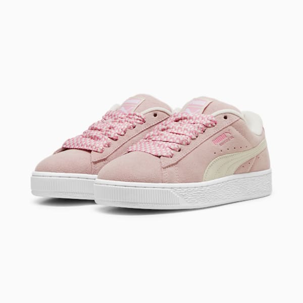 Tenis Mujer Suede XL Lace, Mauve Mist-PUMA White, extralarge