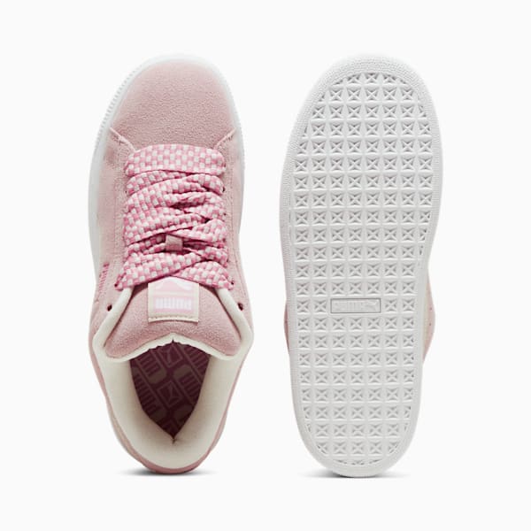 Tenis Mujer Suede XL Lace, Mauve Mist-PUMA White, extralarge
