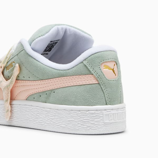 Sneakers Suede XL Merry X-mas Femme, Green Fog-Island Pink, extralarge