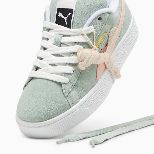 Sneakers Suede XL Merry X-mas Femme, Green Fog-Island Pink, extralarge