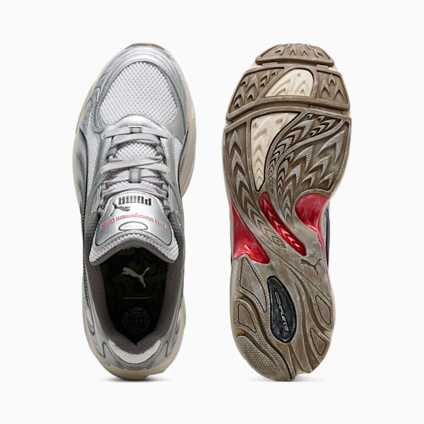 Tenis para hombre PUMA x LMC Extos, Warm White-Cast Iron, extralarge