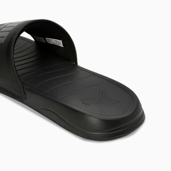 Popcat Pacify Men's Slides, PUMA Black-Strong Gray, extralarge-IND