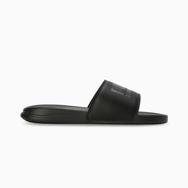 Popcat Pacify Men's Slides, PUMA Black-Strong Gray, extralarge-IND