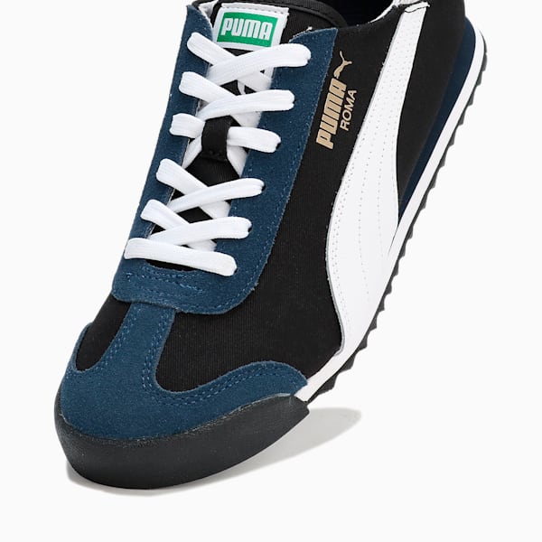 ユニセックス ローマ バーサタイル ミュール スニーカー, PUMA Black-PUMA White-Puma Team Gold, extralarge-JPN