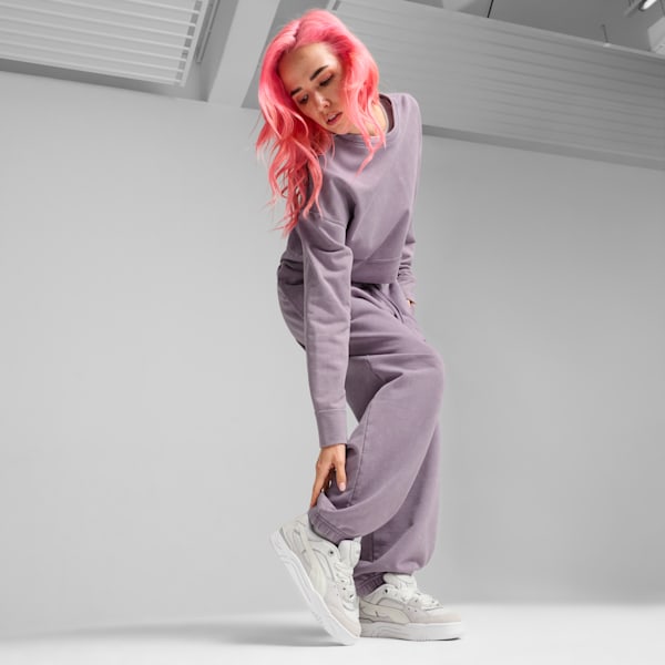 Sneakers PUMA-180 Lace II Femme, Vapor Gray-PUMA White, extralarge