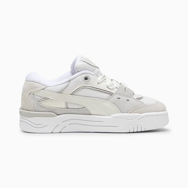 PUMA-180 Lace II Women's Sneakers, Vapor Gray-PUMA White, extralarge