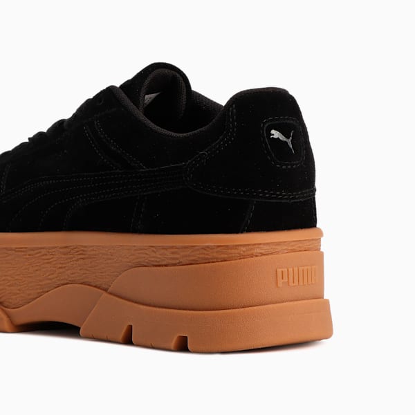 ウィメンズ リヴォ スウェード スニーカー, PUMA Black-PUMA Black, extralarge-JPN