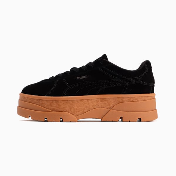 ウィメンズ リヴォ スウェード スニーカー, PUMA Black-PUMA Black, extralarge-JPN