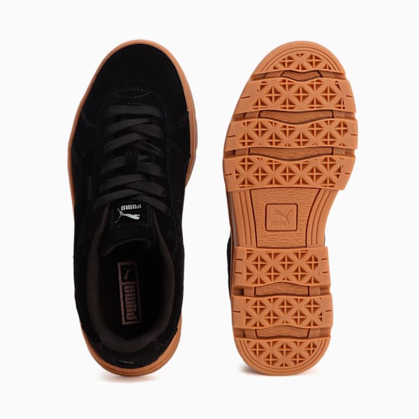 ウィメンズ リヴォ スウェード スニーカー, PUMA Black-PUMA Black, extralarge-JPN