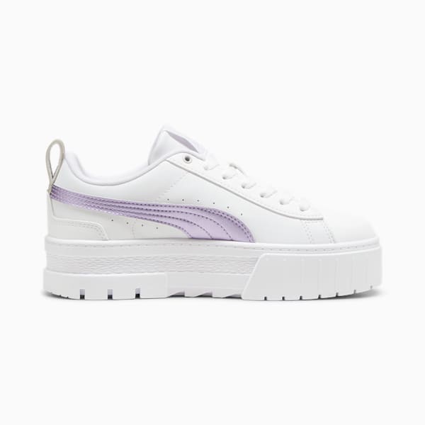 Mayze Glow-Up Women's Sneakers, PUMA White-Feather Gray, extralarge