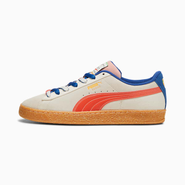 Suede Podium Sneakers, Alpine Snow-Gum, extralarge