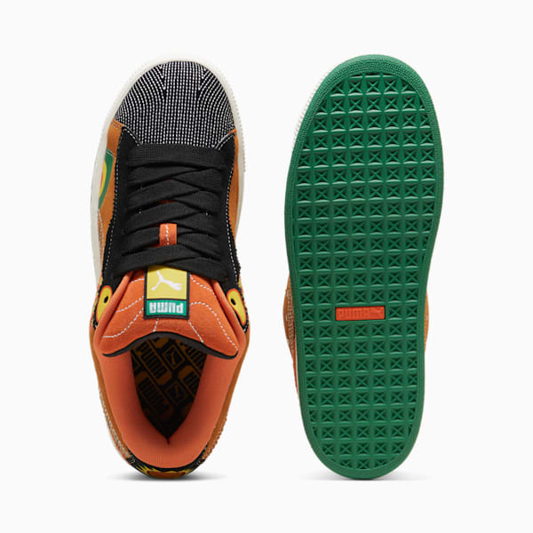 Tenis XL DDLM de gamuza, Caramel Latte-PUMA Black, extralarge